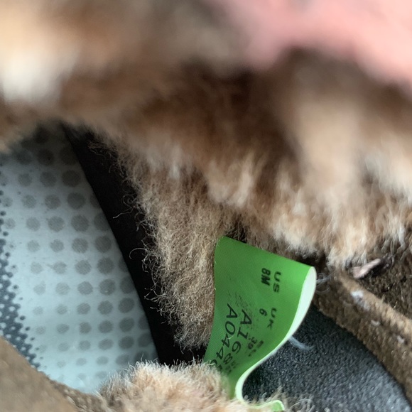 Timberland Suede & Leather Sherpa Boots Size 8 - Picture 8 of 13